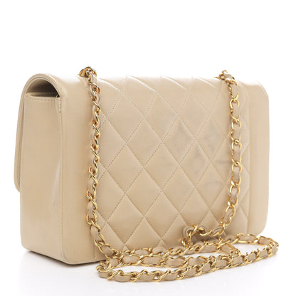 Chanel Lambskin Quilted Medium Single Flap Beige 3 of 17