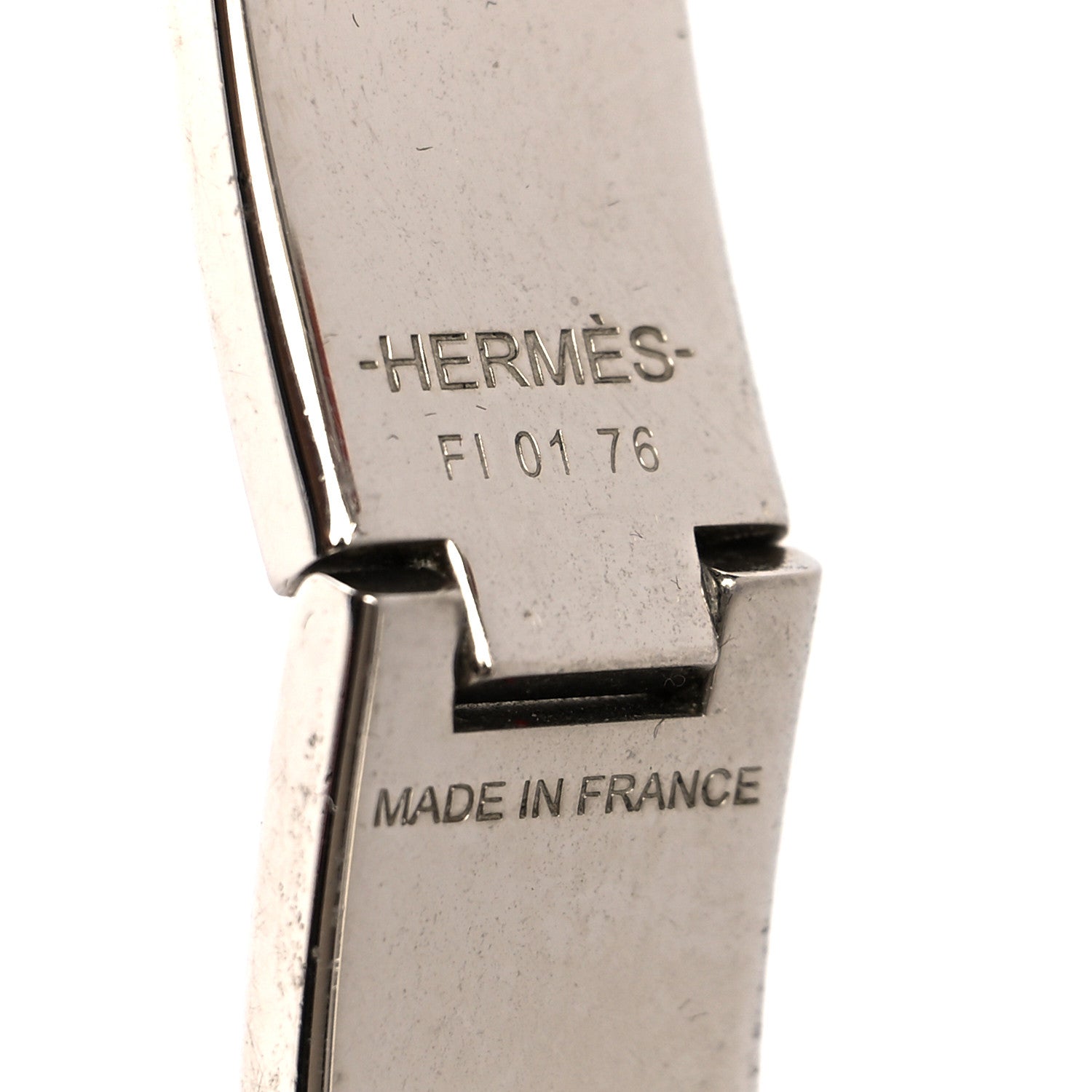 Hermes Matte Enamel Narrow Clic Clac HH Bracelet T5 Lime 5 of 5