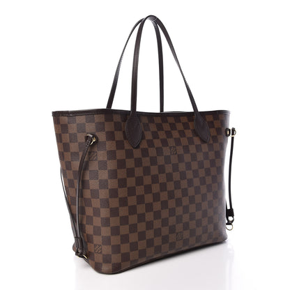 Louis Vuitton Damier Ebene Neo Neverfull MM Rose Ballerine 3 of 11