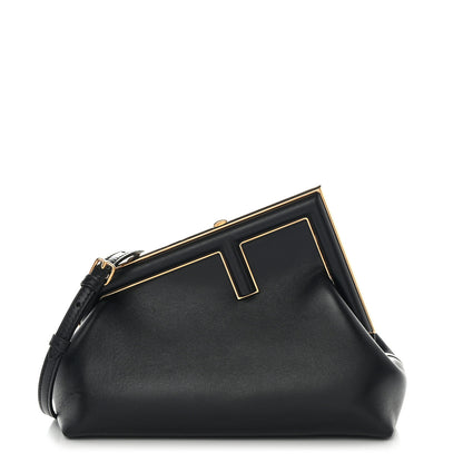 Fendi Shiny Nappa Small Fendi First Black 1 of 10