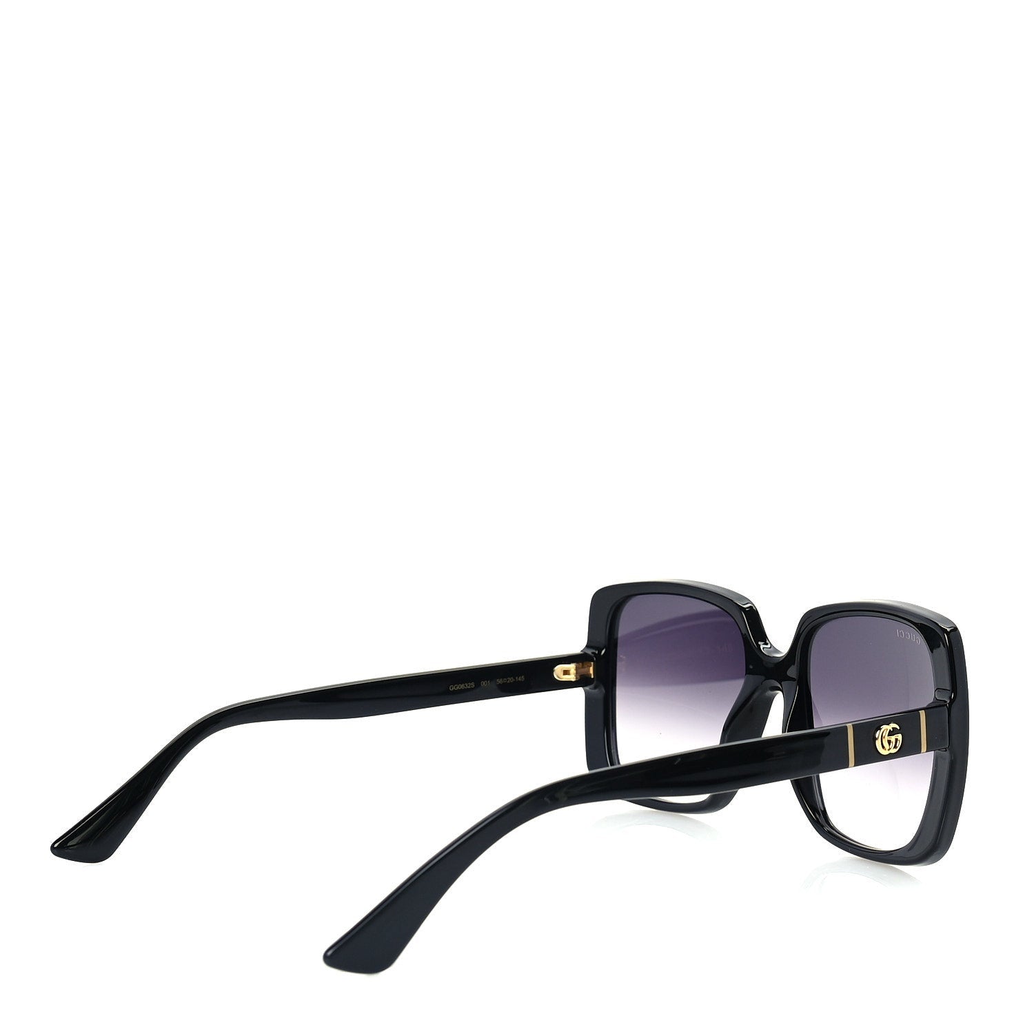 Gucci Acetate Square Sunglasses GG0637SK  Black 3 of 7