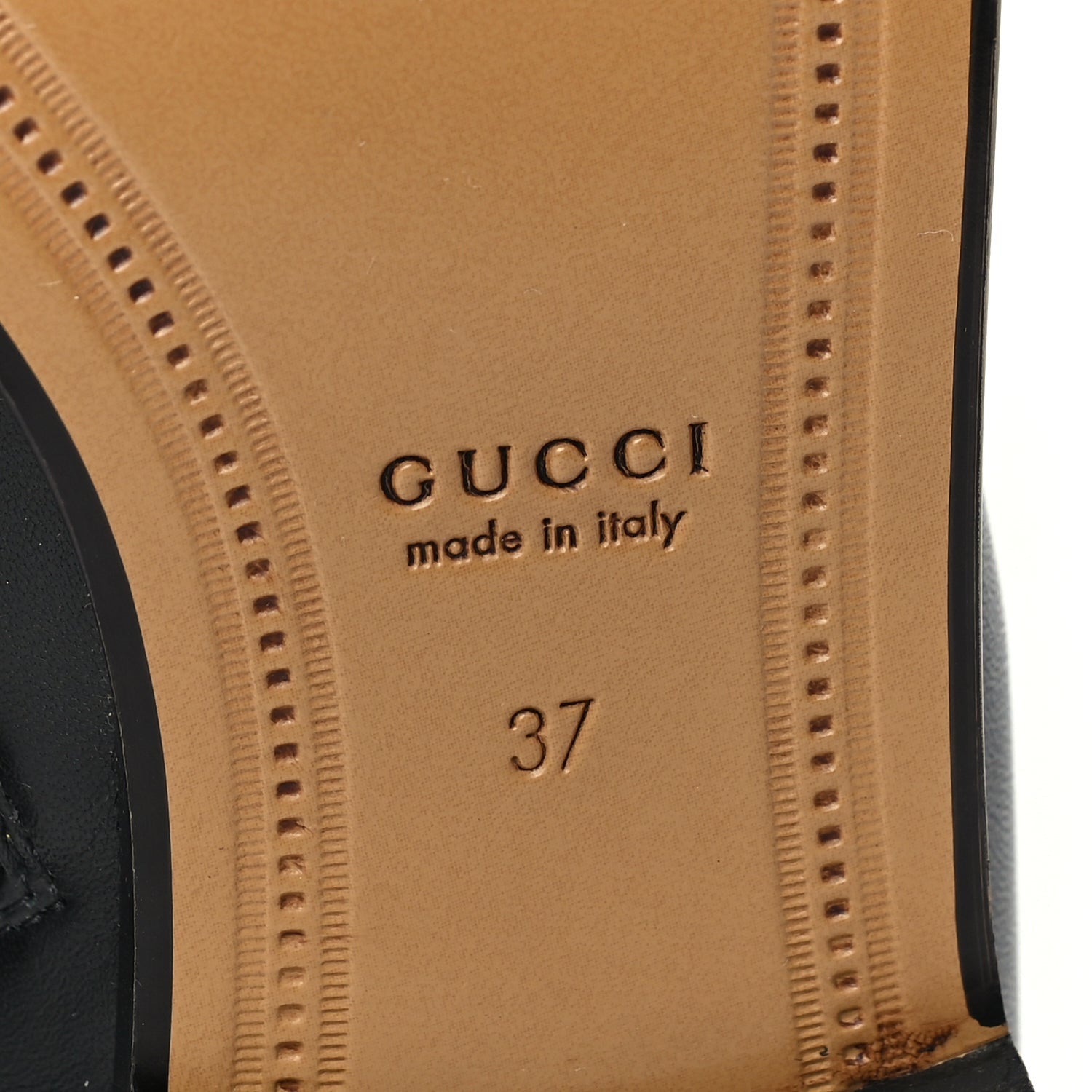 Gucci Nappa Horsebit Jordan Knee High Boots 37 Black 6 of 6