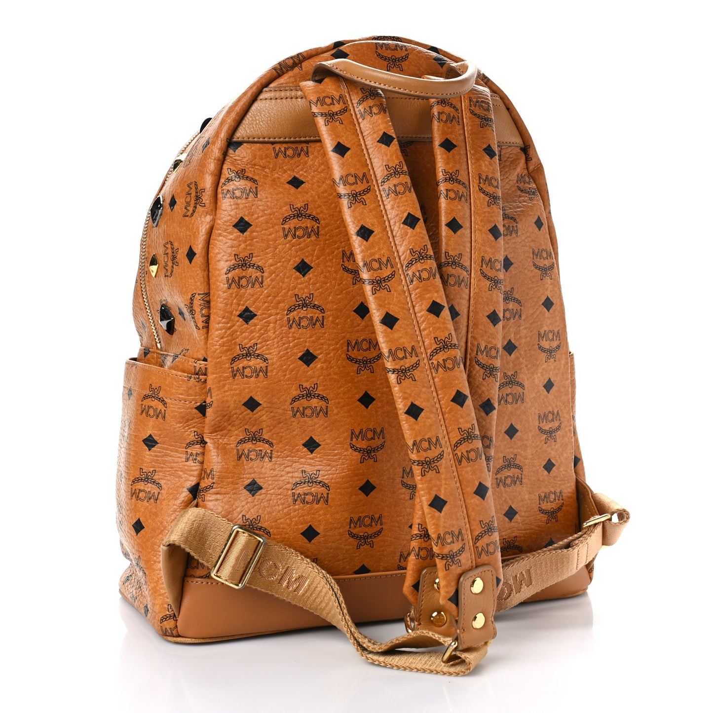 Visetos Studded Medium Stark M Backpack Cognac