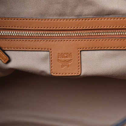 MCM Visetos Medium Klara Hobo Cognac 6 of 8