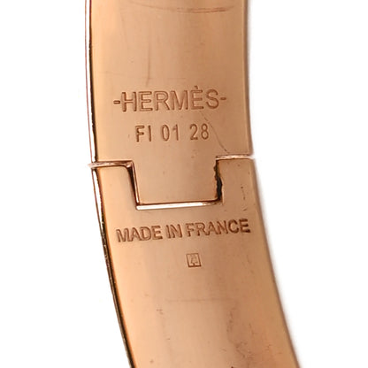 Hermes Enamel Narrow Clic Clac H Bracelet PM White 4 of 4