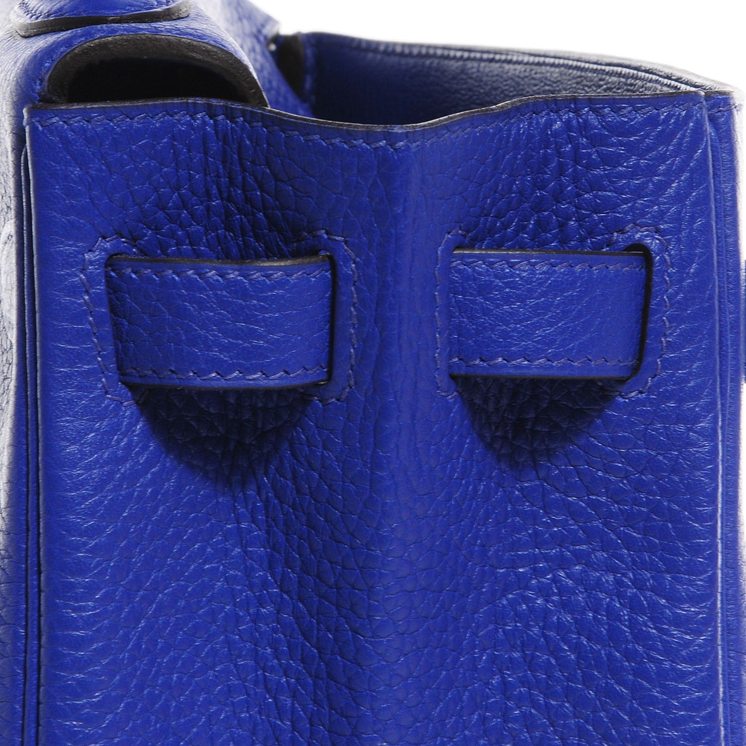 Hermes Taurillon Clemence Kelly Retourne 32 Bleu Electrique 3 of 24