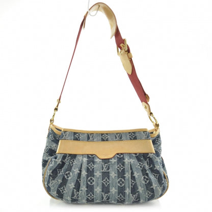 Louis Vuitton Denim Raye Porte Epaule MM 4 of 10