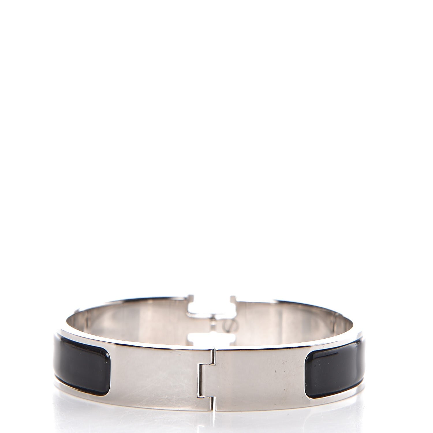 Hermes Enamel Narrow Clic Clac H Bracelet PM Black 3 of 6