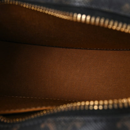 Celine Canvas Calfskin Cuir Triomphe Oval Purse Crossbody Tan 5 of 8