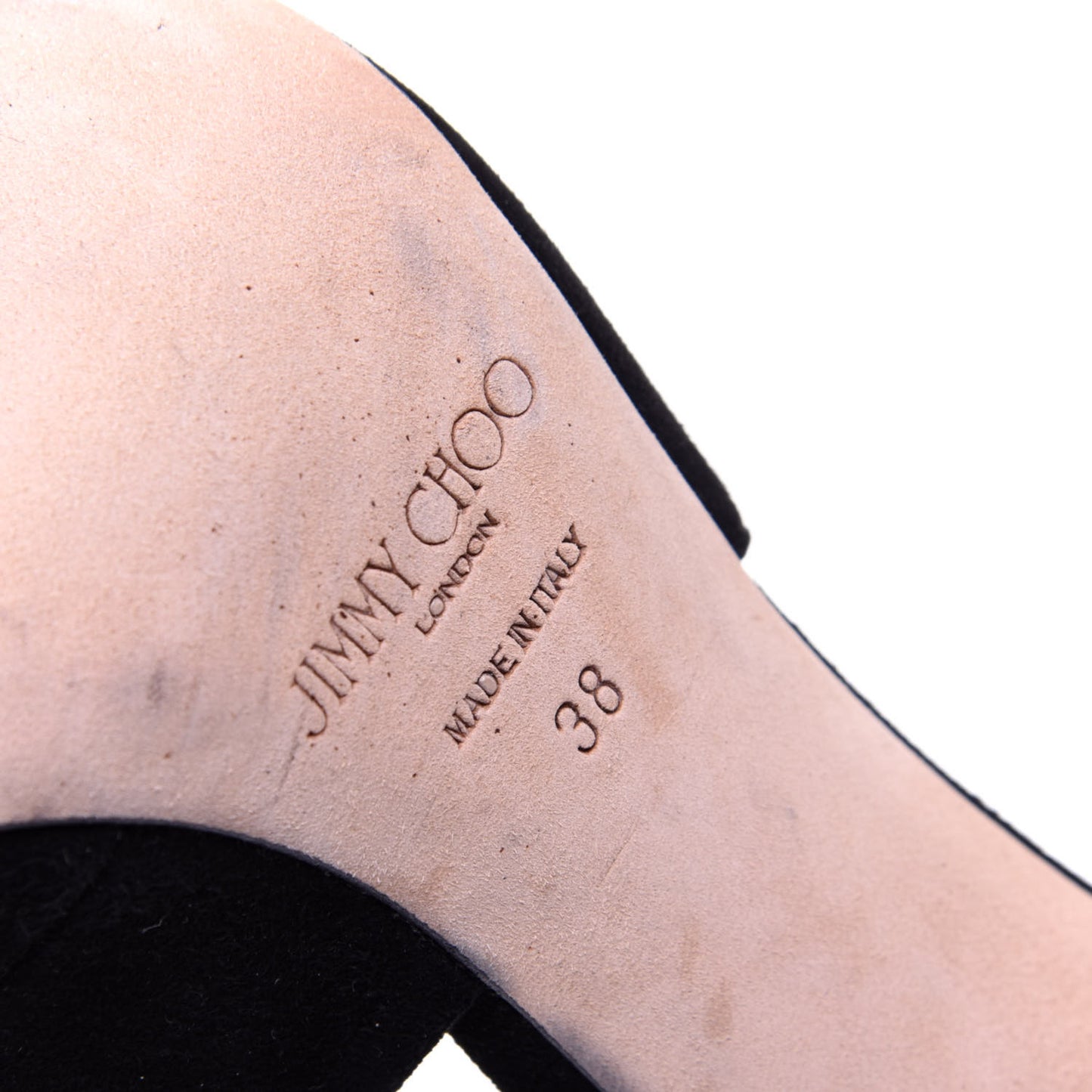 Suede Emily 100 Sandal 38 Black