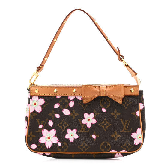 Louis Vuitton Monogram Cherry Blossom Pochette Accessories Brown 1 of 1