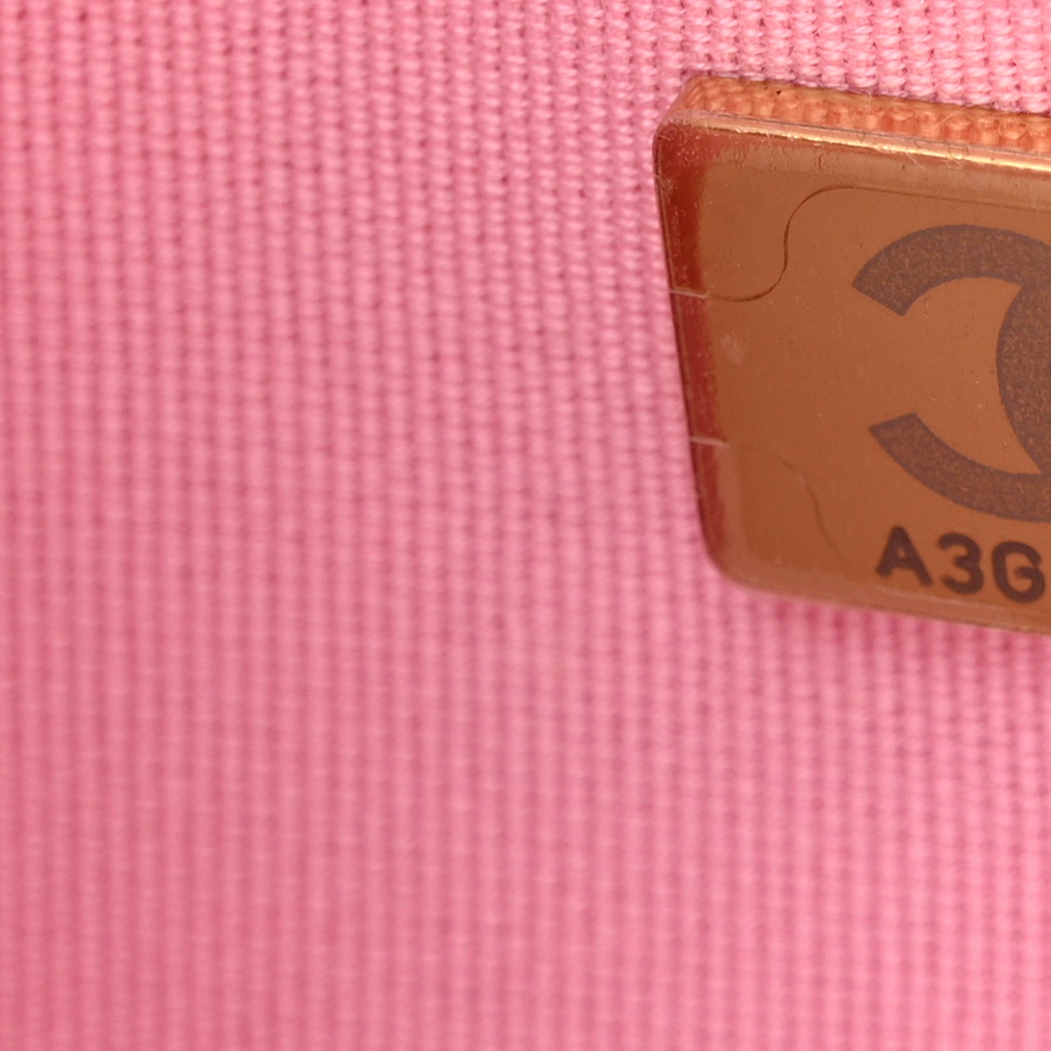 Chanel Raffia Chain Venice Beach Flap Bag Beige Pink 7 of 11