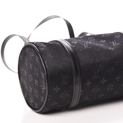 Louis Vuitton Satin Monogram Mini Papillon Black 8 of 10