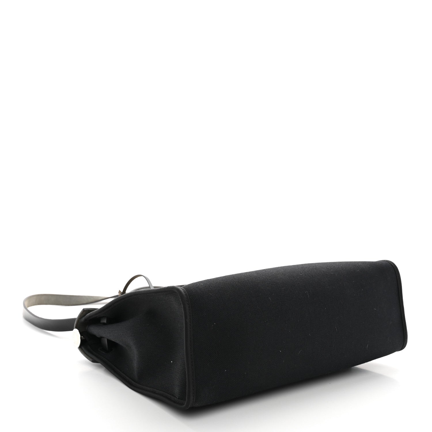 Hermes Military Toile Vache Hunter Herbag Zip PM 31 Black 5 of 10