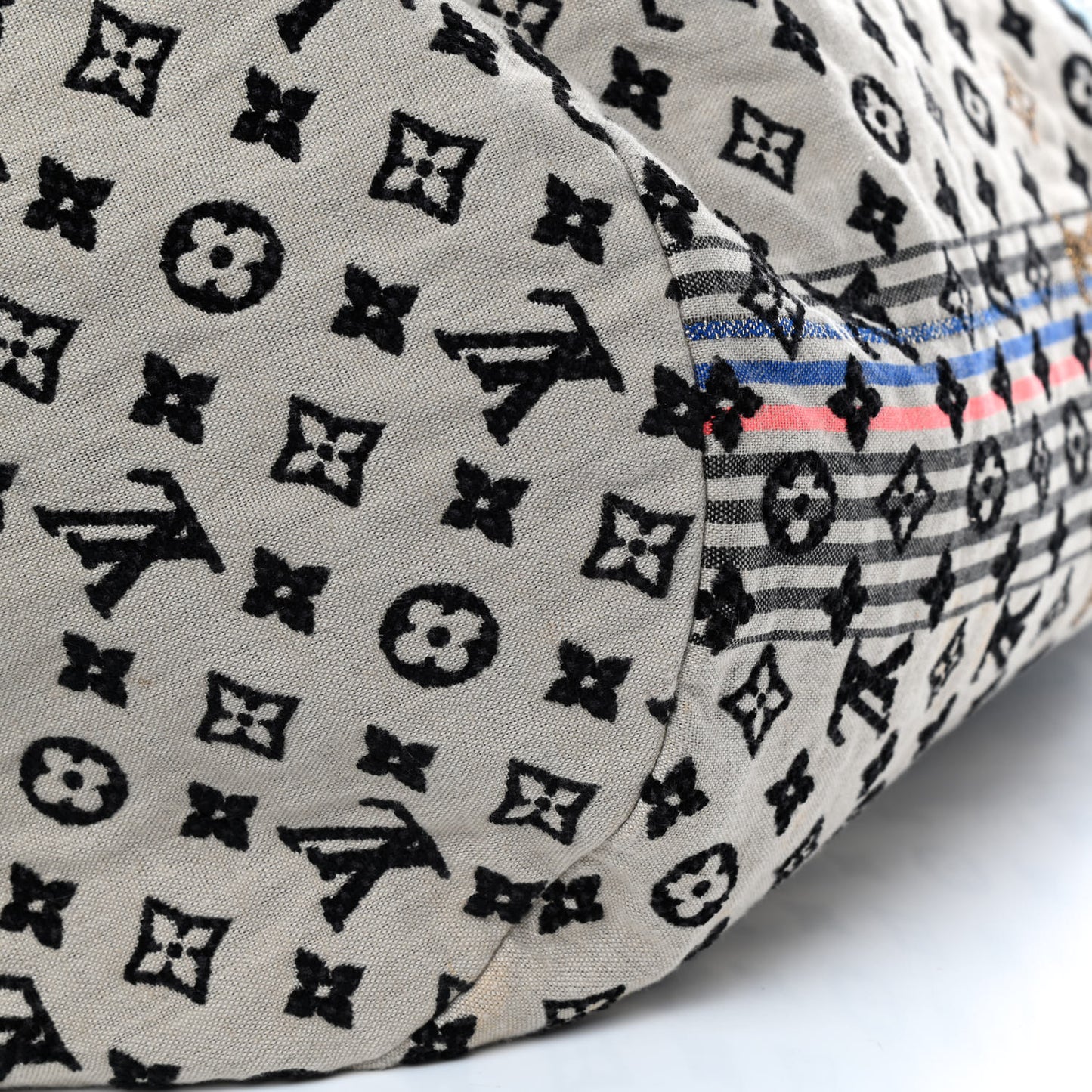 Fabric Jacquard Monogram Cheche Gypsy GM Blue