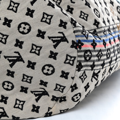 Louis Vuitton Fabric Jacquard Monogram Cheche Gypsy GM Blue 8 of 13