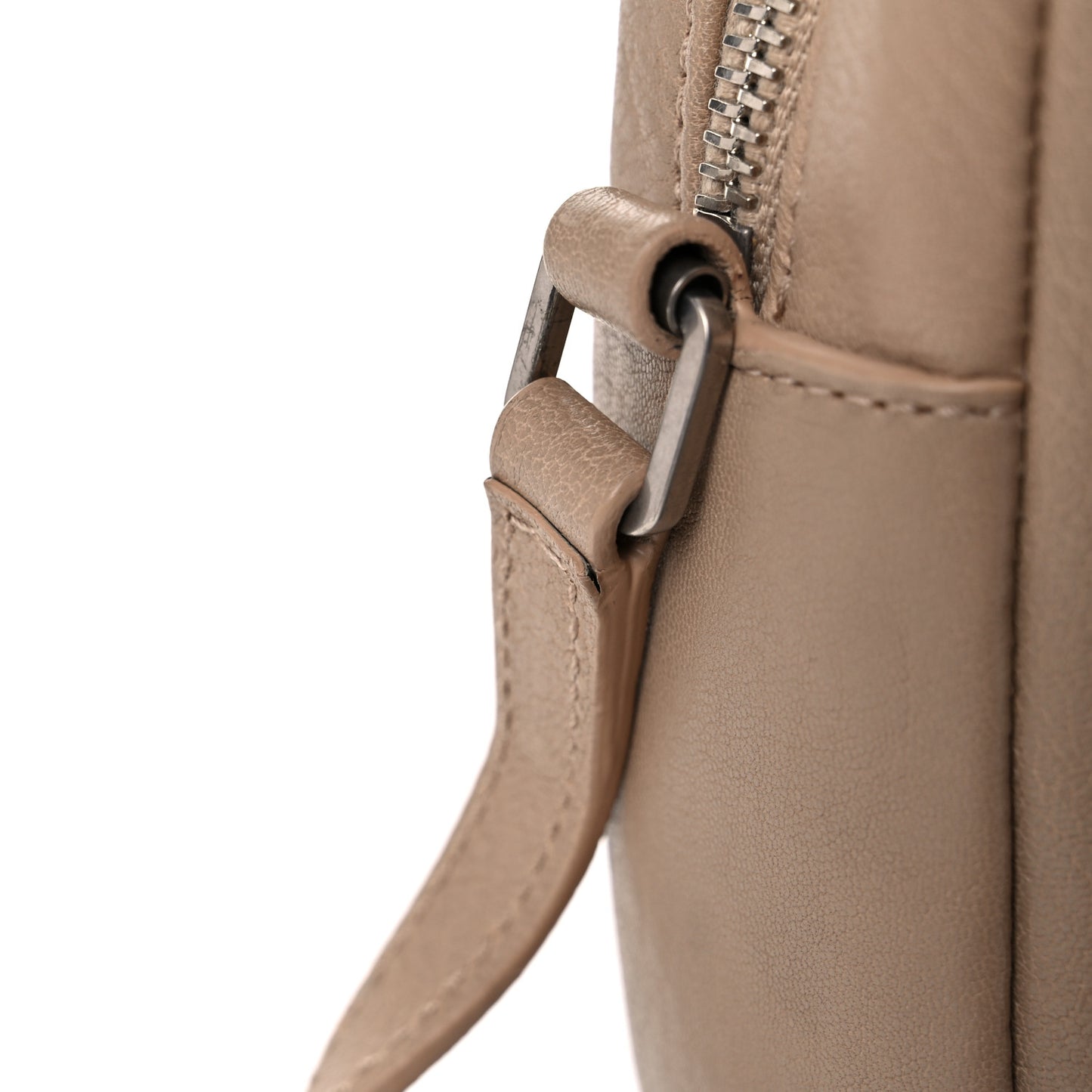 Lambskin Monogram Small Lou Camera Bag Dark Beige