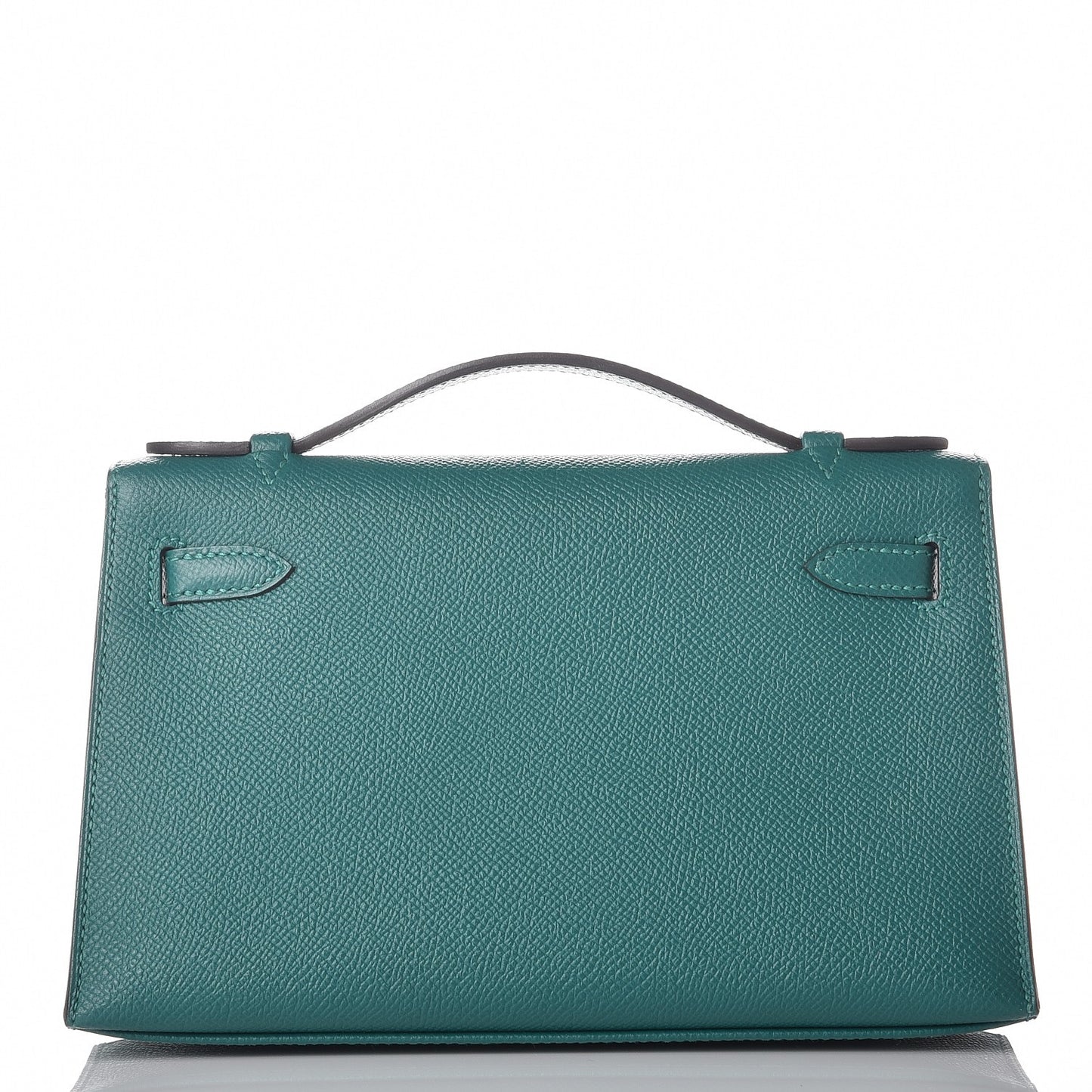 Epsom Kelly Pochette Clutch Malachite