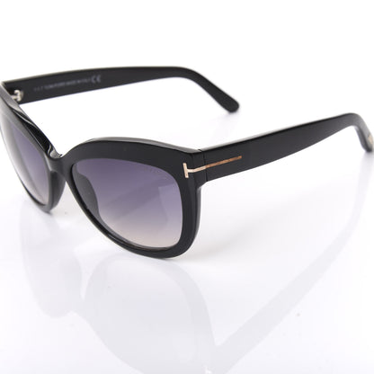 Tom Ford Acetate Alistair Cat Eye Sunglasses TF524 Black 6 of 8