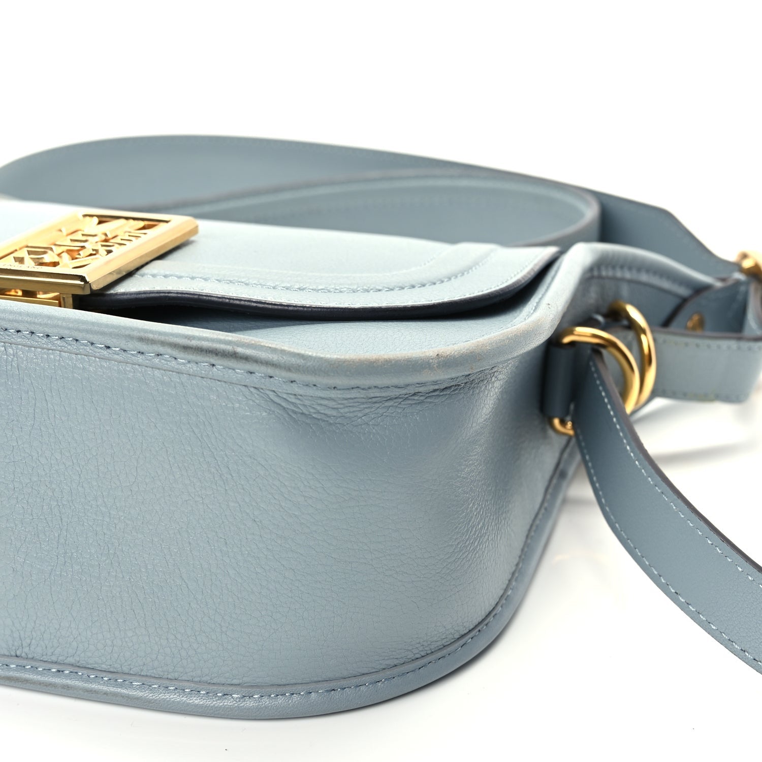 Mulberry Silky Calfskin Small Sadie Satchel Cloud 9 of 11