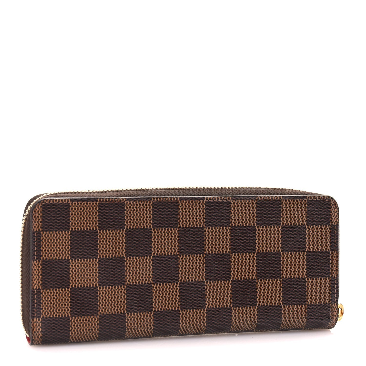 Louis Vuitton Damier Ebene Clemence Wallet Cherry 3 of 7