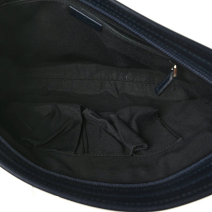 Gucci GG Supreme Monogram Web Flat Messenger Bag Navy 5 of 9