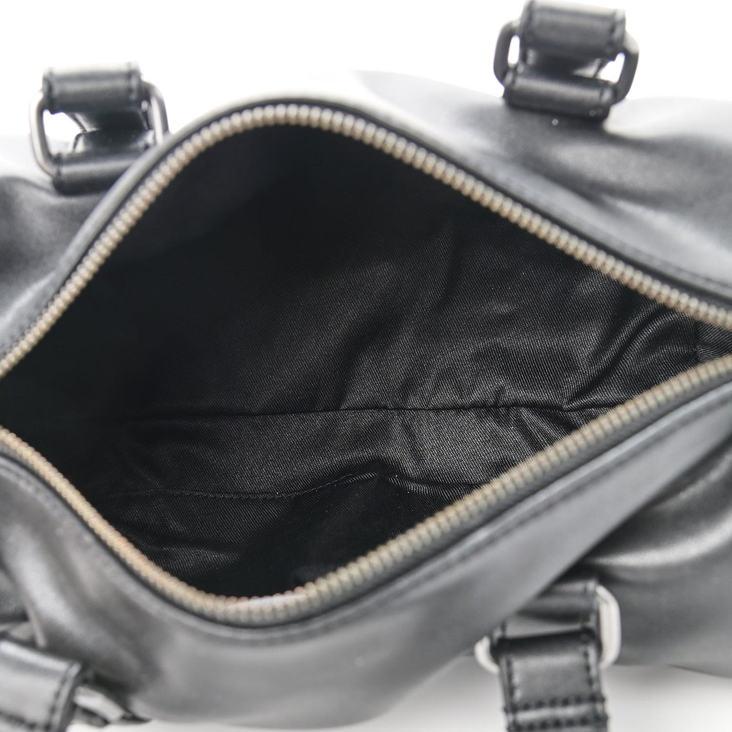 Vegan Leather Medium Duffle Black