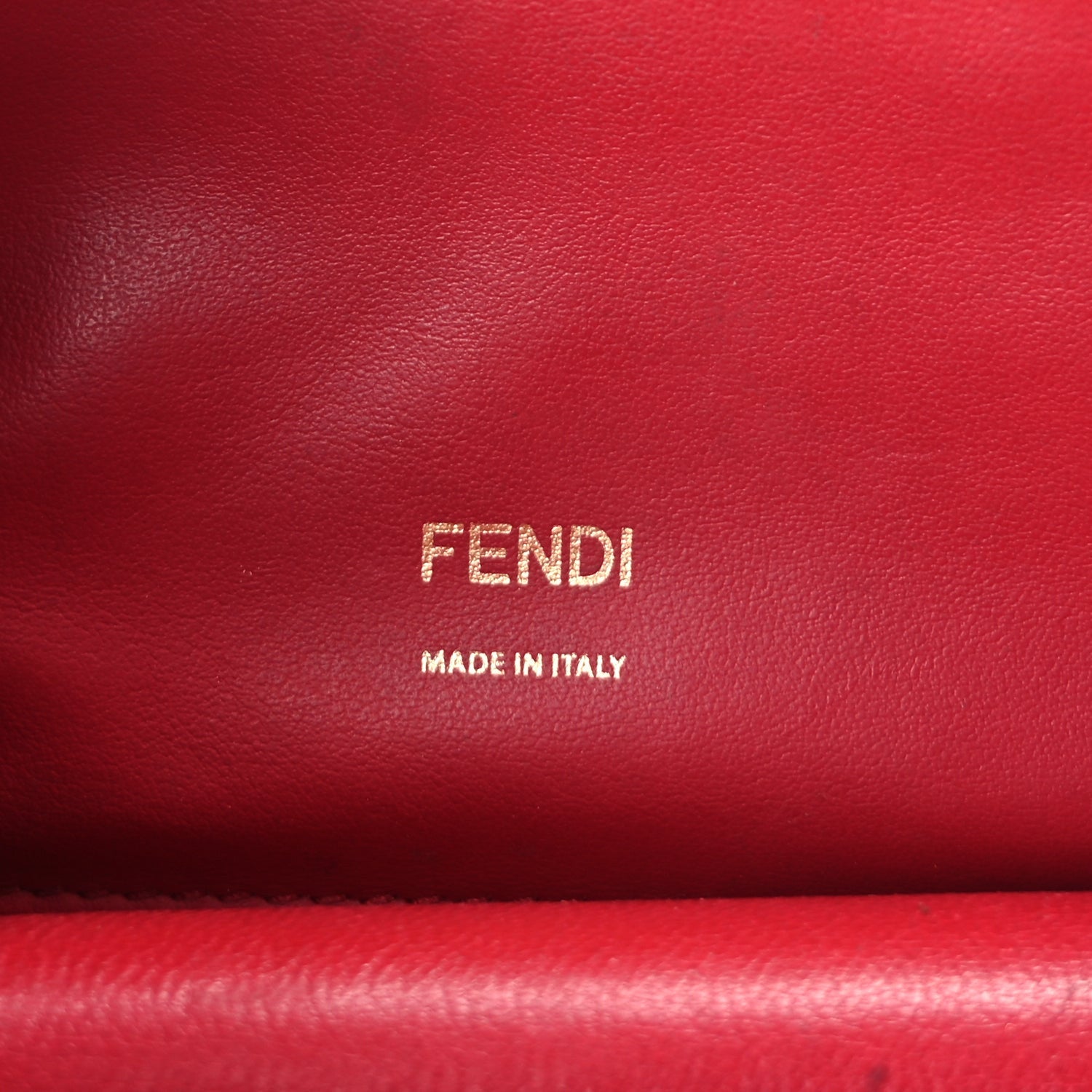Fendi Vitello Grace Matte Small Kan U Shoulder Bag Black 5 of 7