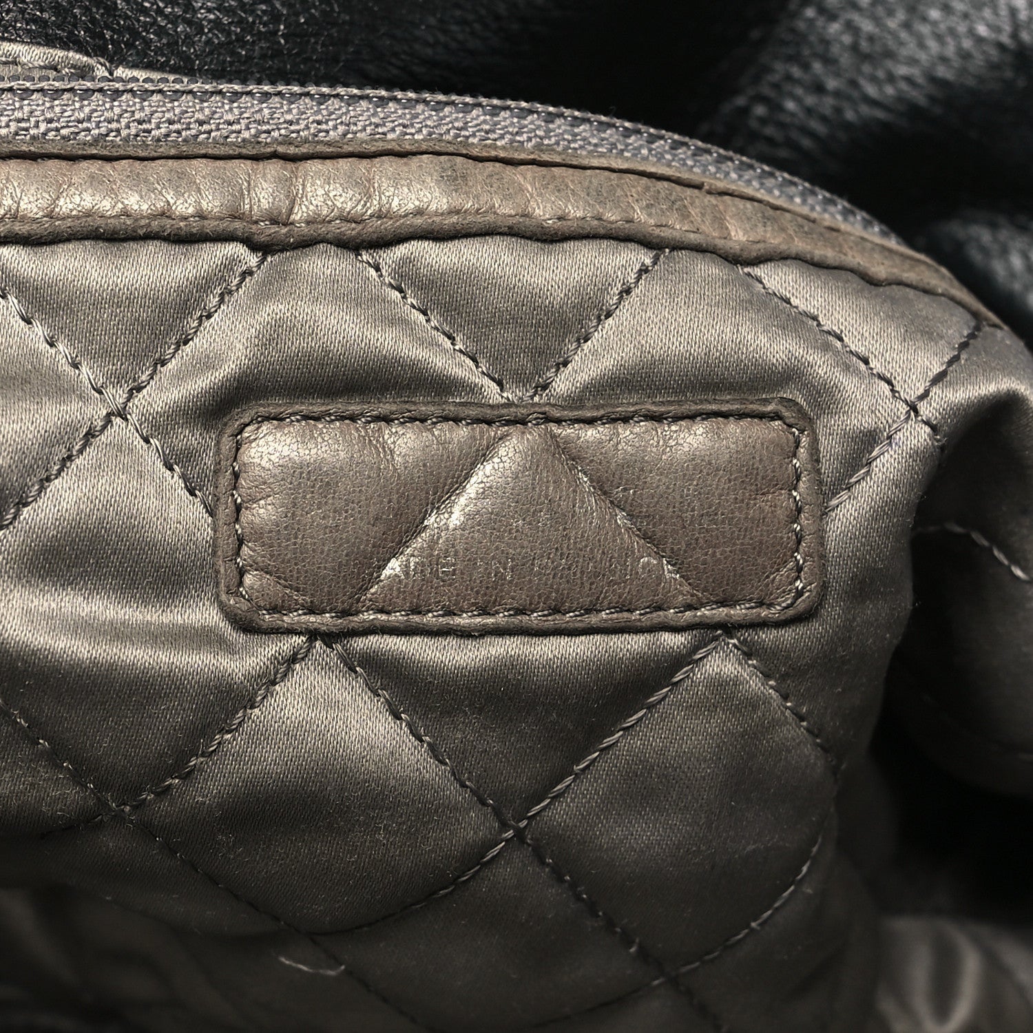 Chanel Lambskin Timeless Sharpei Chain Shoulder Bag Black 6 of 7