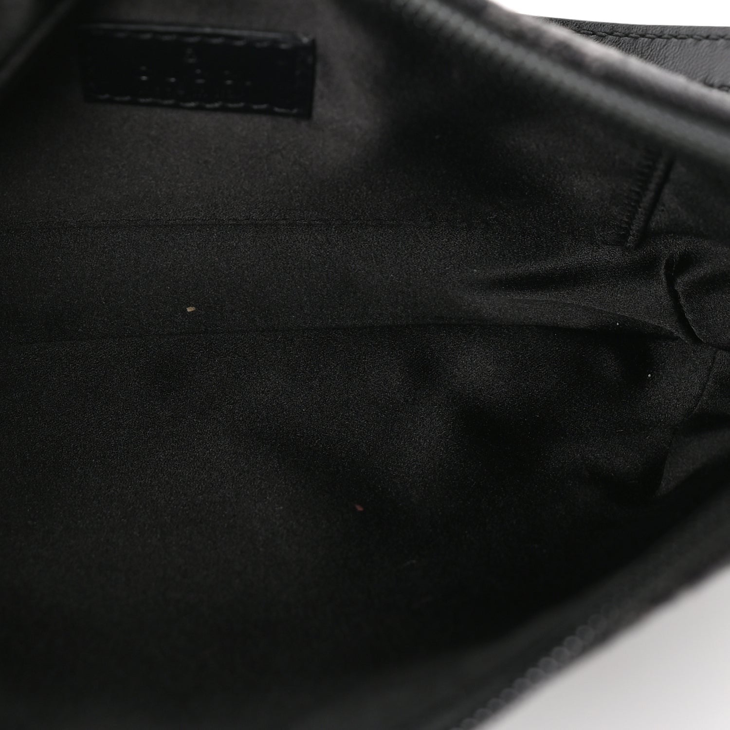 Gucci Jacquard Black Denim GG Monogram Horsebit Slim Small Shoulder Bag Black Grey 4 of 8