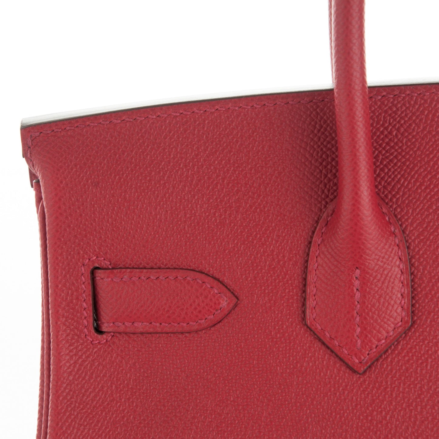 Epsom Birkin 30 Rouge Casaque