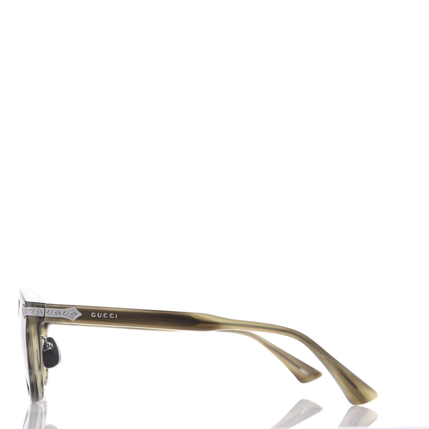 Acetate Round Metal Sunglasses GG0071S