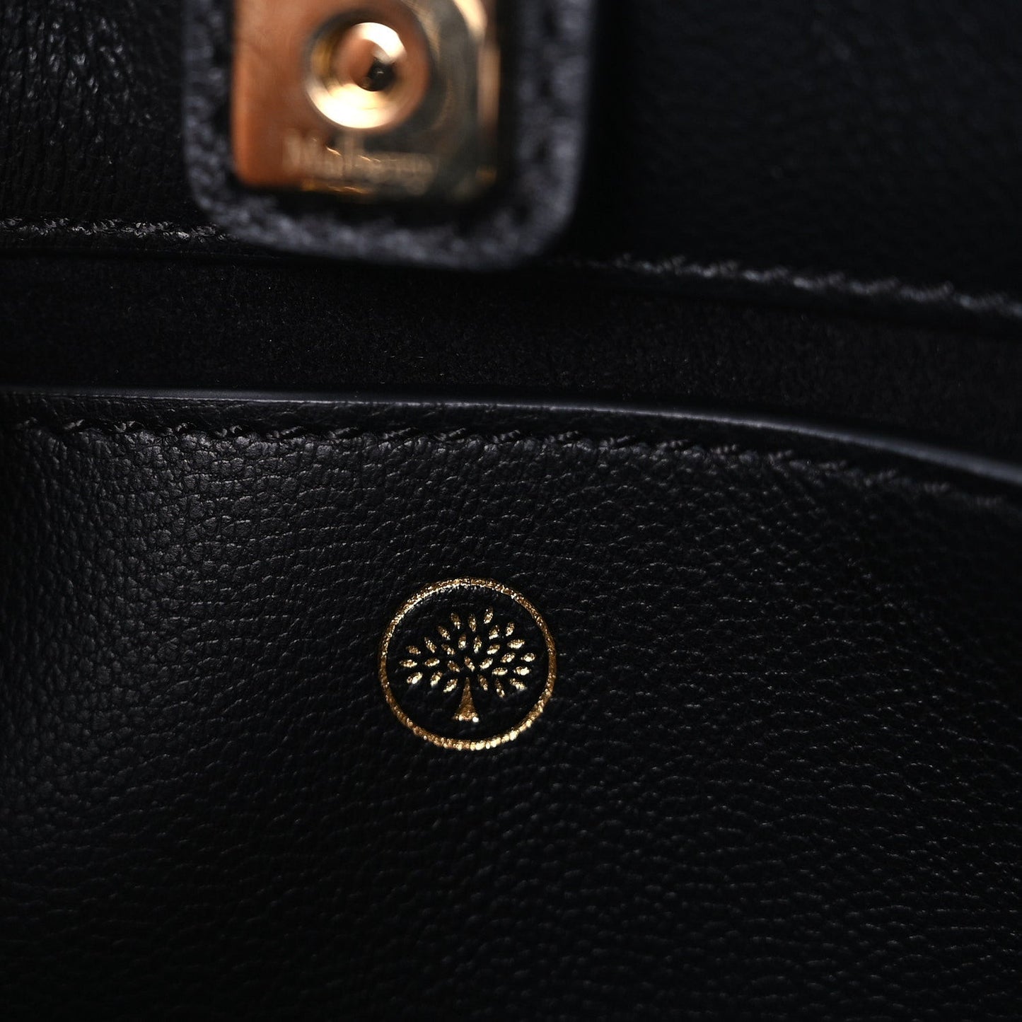 Micro Classic Grain Mini Iris Tote Black