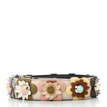 Fendi Vitello Dolce Flowerland Studded Strap You Camelia Moresco Multicolor 2 of 3