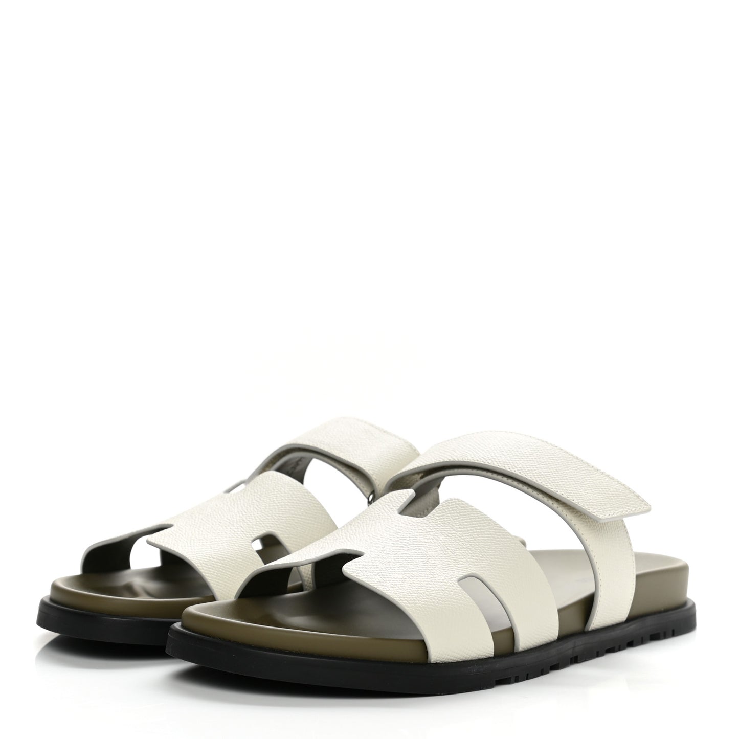 Epsom Mens Chypre Sandals 44 Beige Glaise Vert Toundra