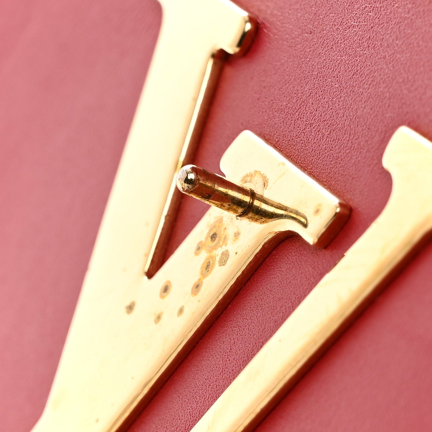 Calfskin Chain Louise MM Red