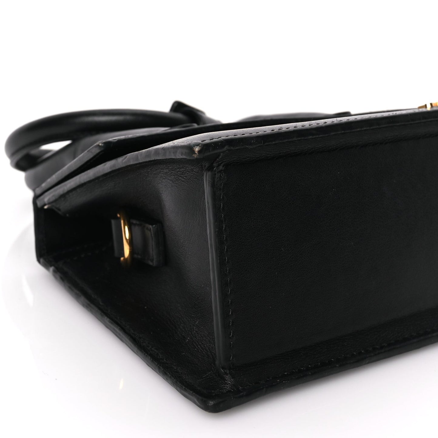Smooth Calfskin Le Chiquito Noeud Black
