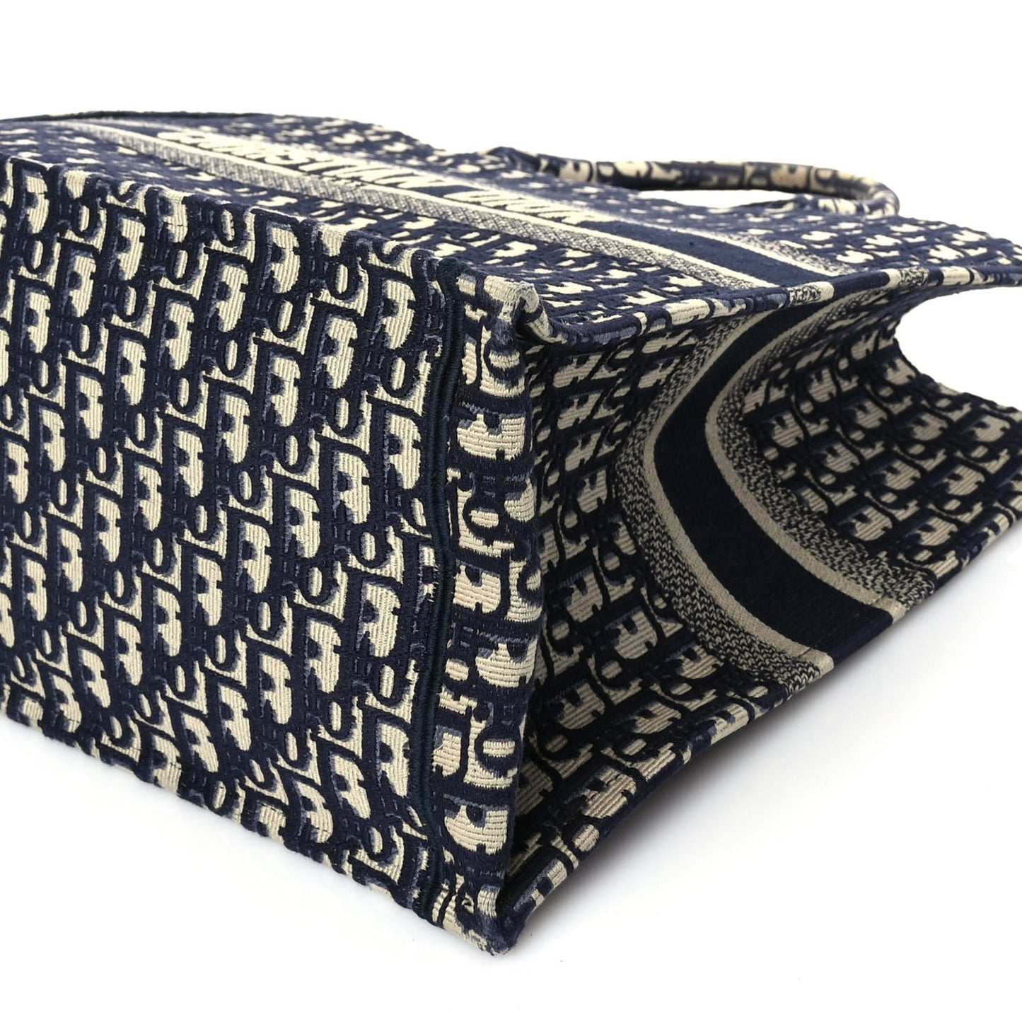 Oblique Large Book Tote Blue Multicolor