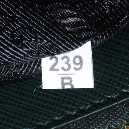 Prada Saffiano Lux Small Double Zip Tote Smeraldo 9 of 13
