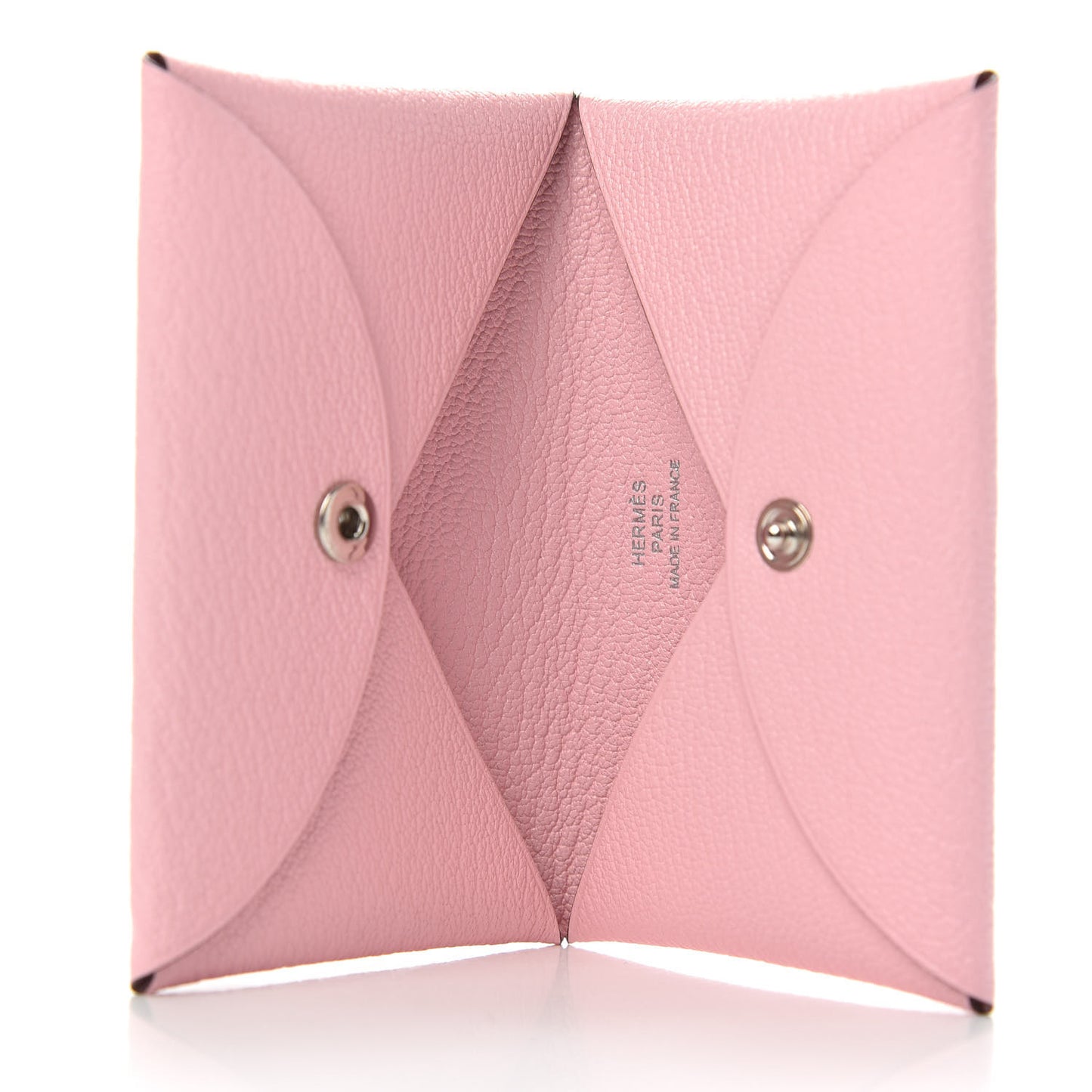 Chevre Mysore Calvi Card Case Rose Sakura