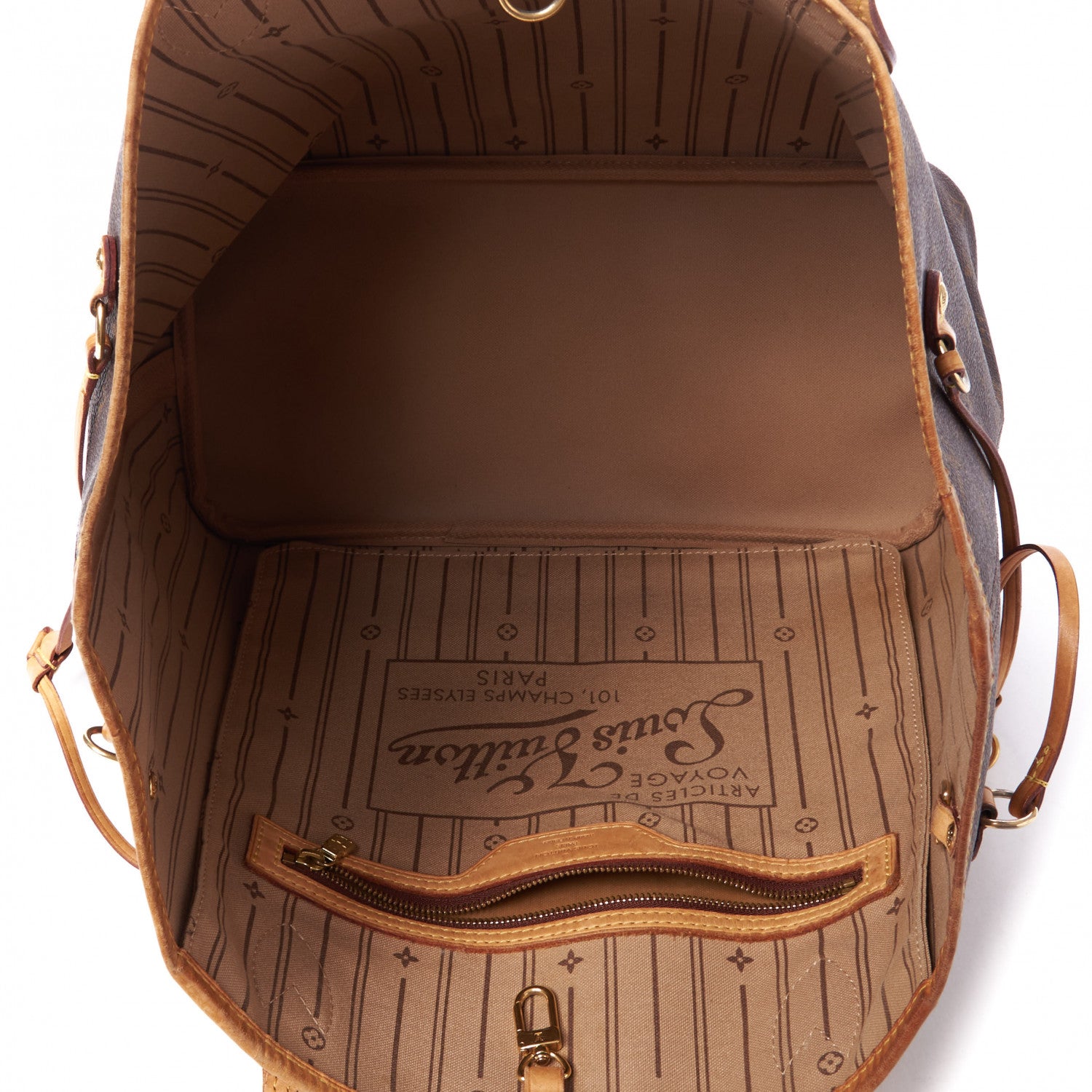 Louis Vuitton Monogram Neverfull MM 6 of 9