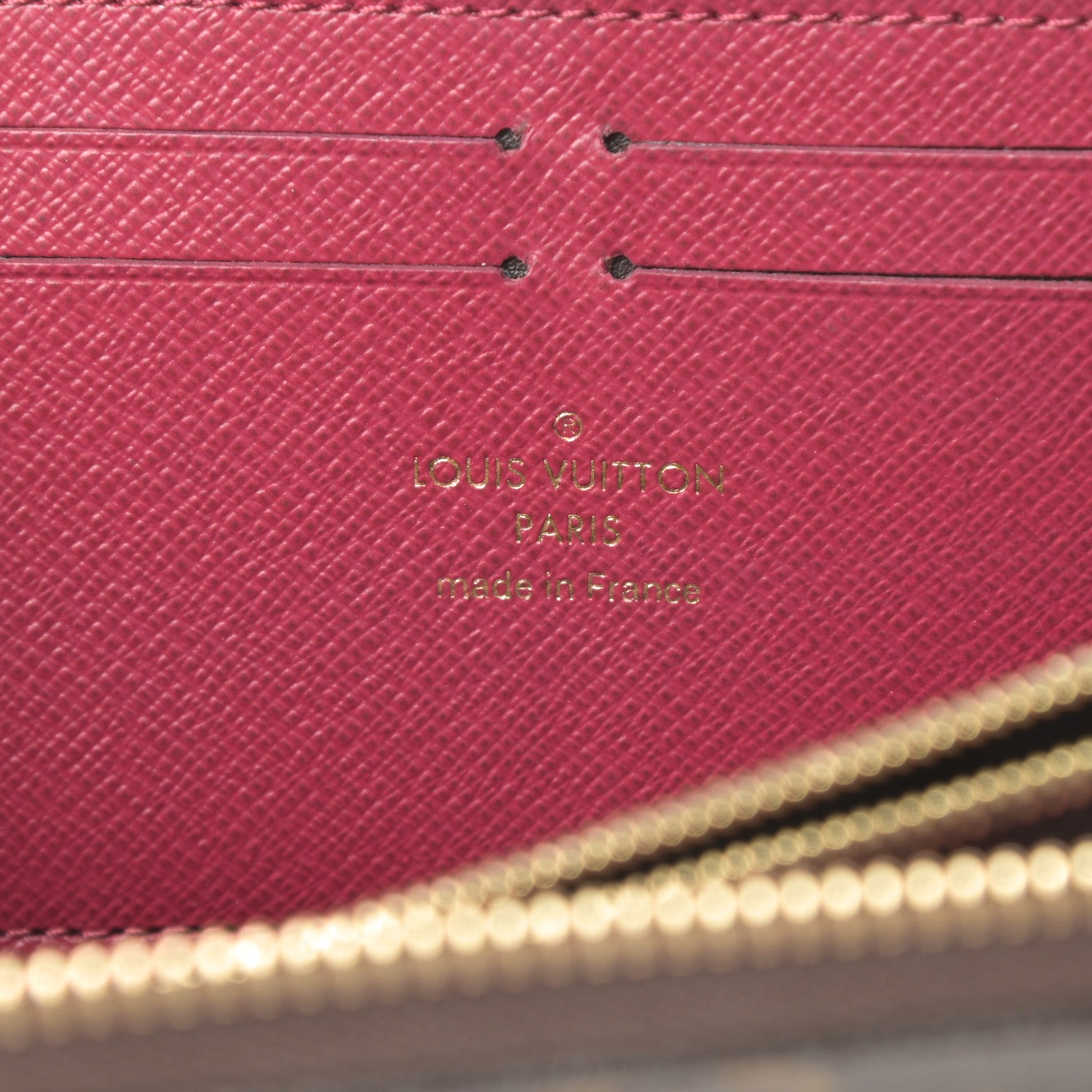 Louis Vuitton Monogram Clemence Wallet Fuchsia 6 of 11
