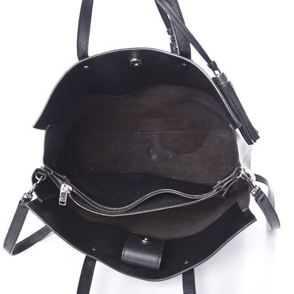 Saint Laurent Calfskin Medium Amber Tote Black 5 of 13