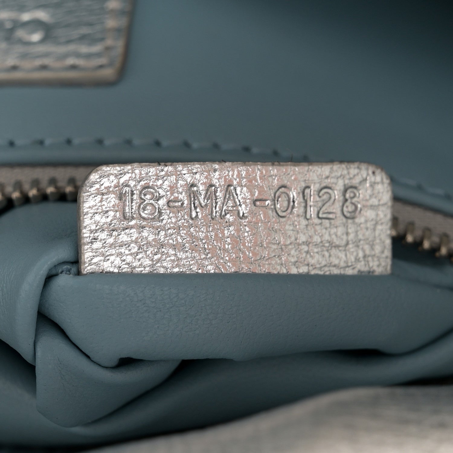 Christian Dior Metallic Grained Calfskin Cannage Small Lucky Badges My Lady Dior Silver 7 of 7