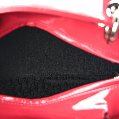 Christian Dior Patent Cannage Medium Lady Dior Fuchsia 4 of 8