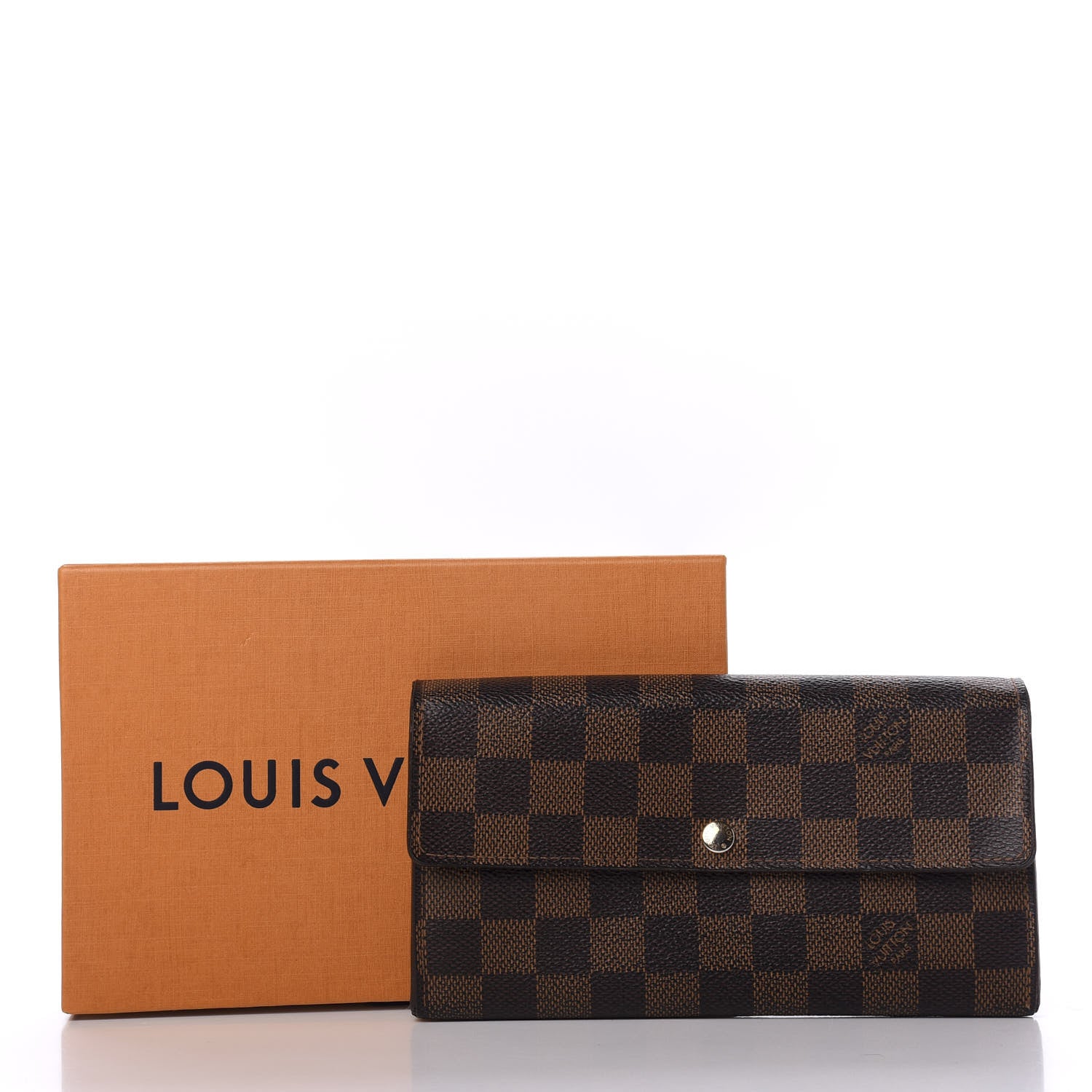 Louis Vuitton Damier Ebene Sarah Wallet 10 of 10
