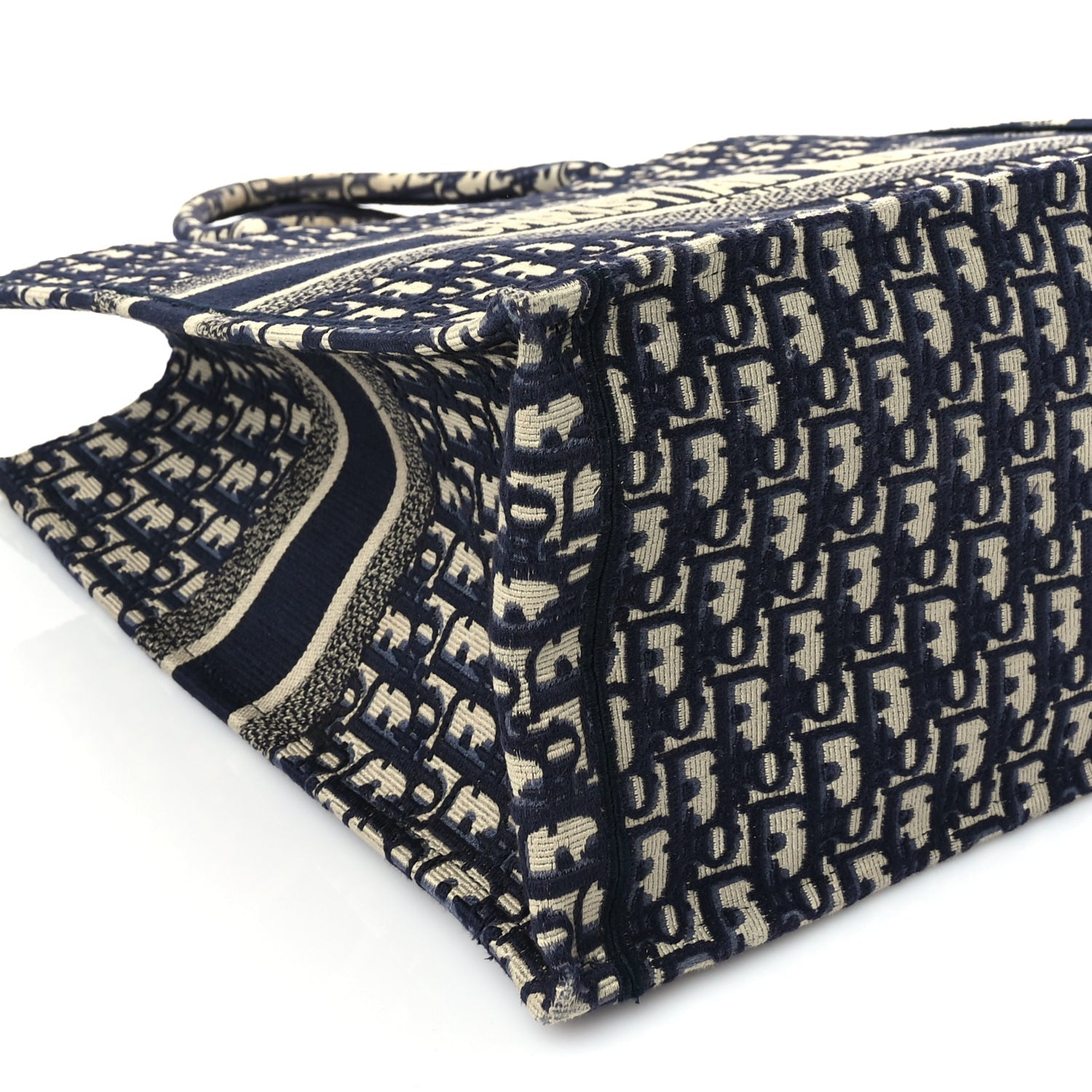 Christian Dior Oblique Large Book Tote Blue Multicolor 7 of 8