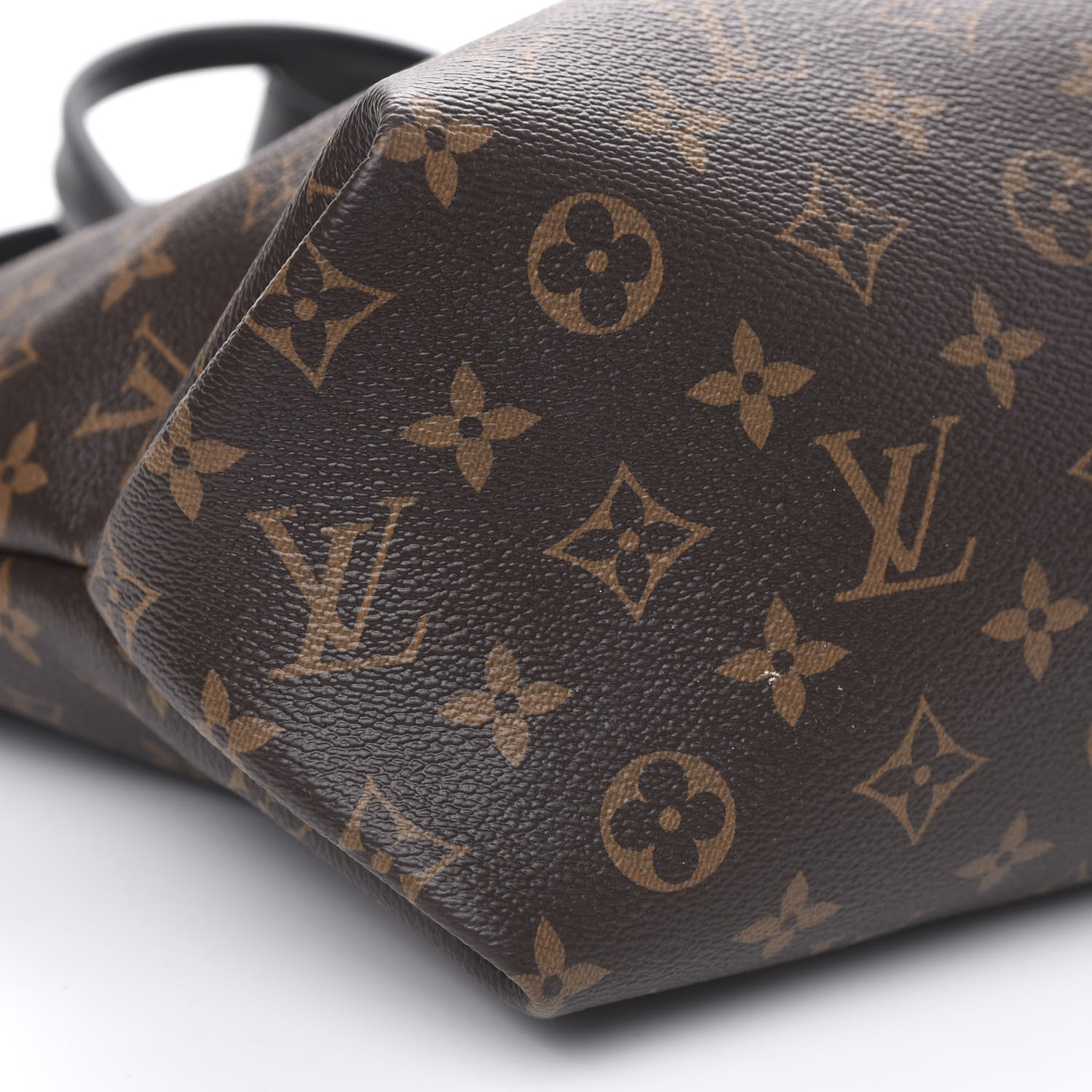 Louis Vuitton Monogram Flower Zipped Tote MM Black 8 of 10
