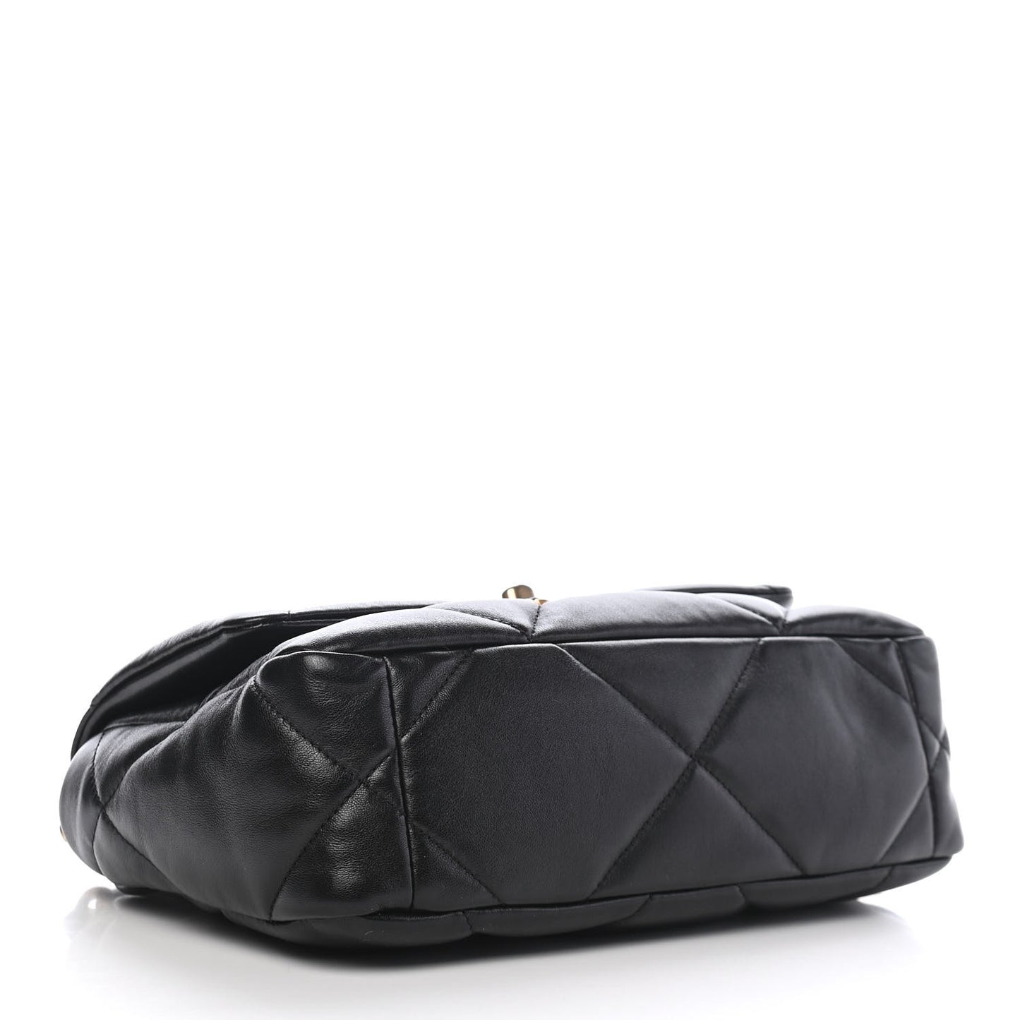 Lambskin Quilted Medium Chanel 19 Flap Black