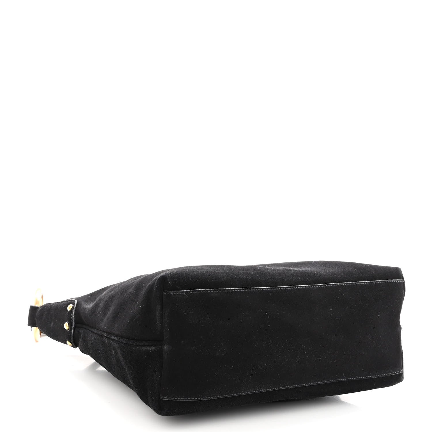 Prada Scamosciato Suede Shoulder Bag Black 5 of 19